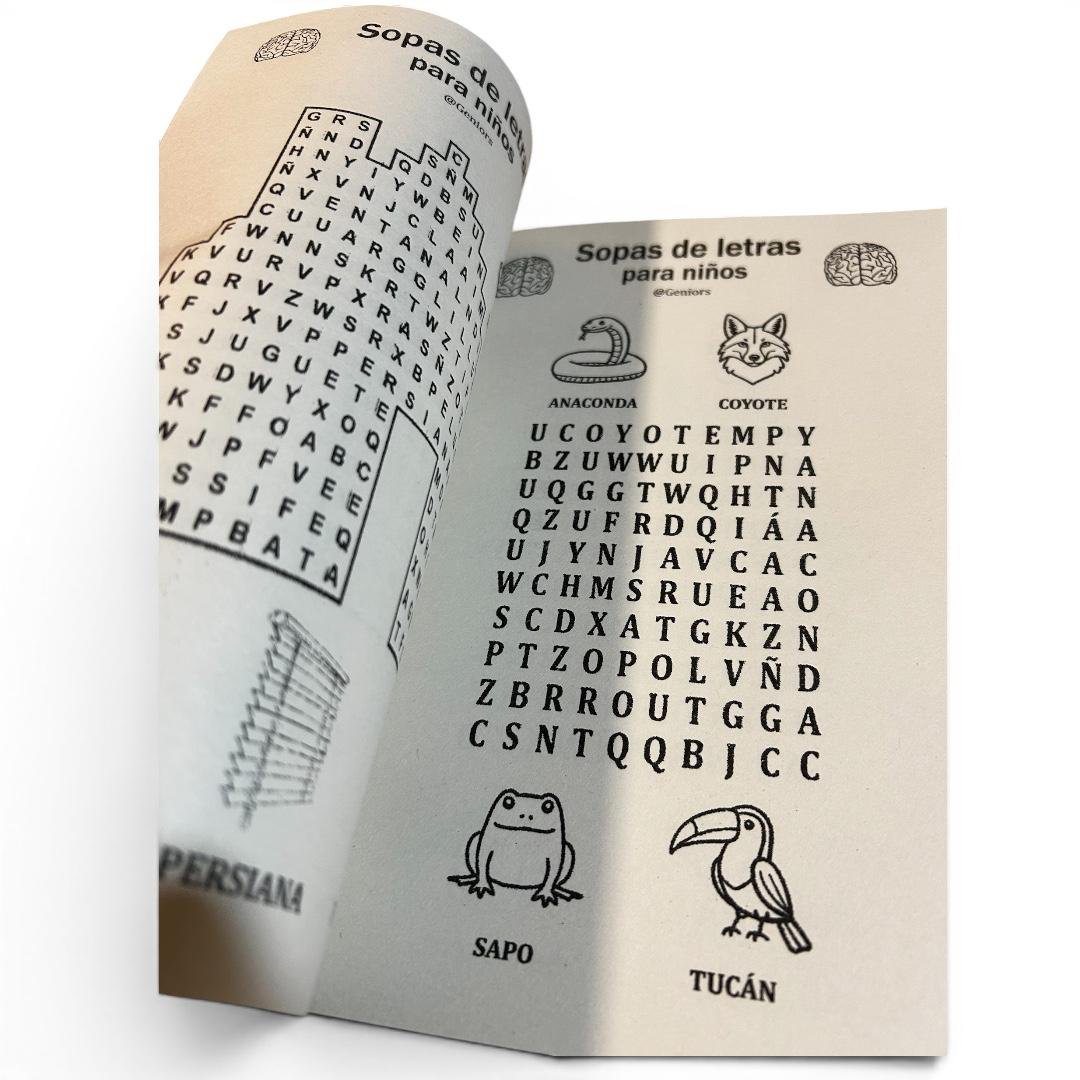 Interior de una revista Sopas Niños KIOSTRO