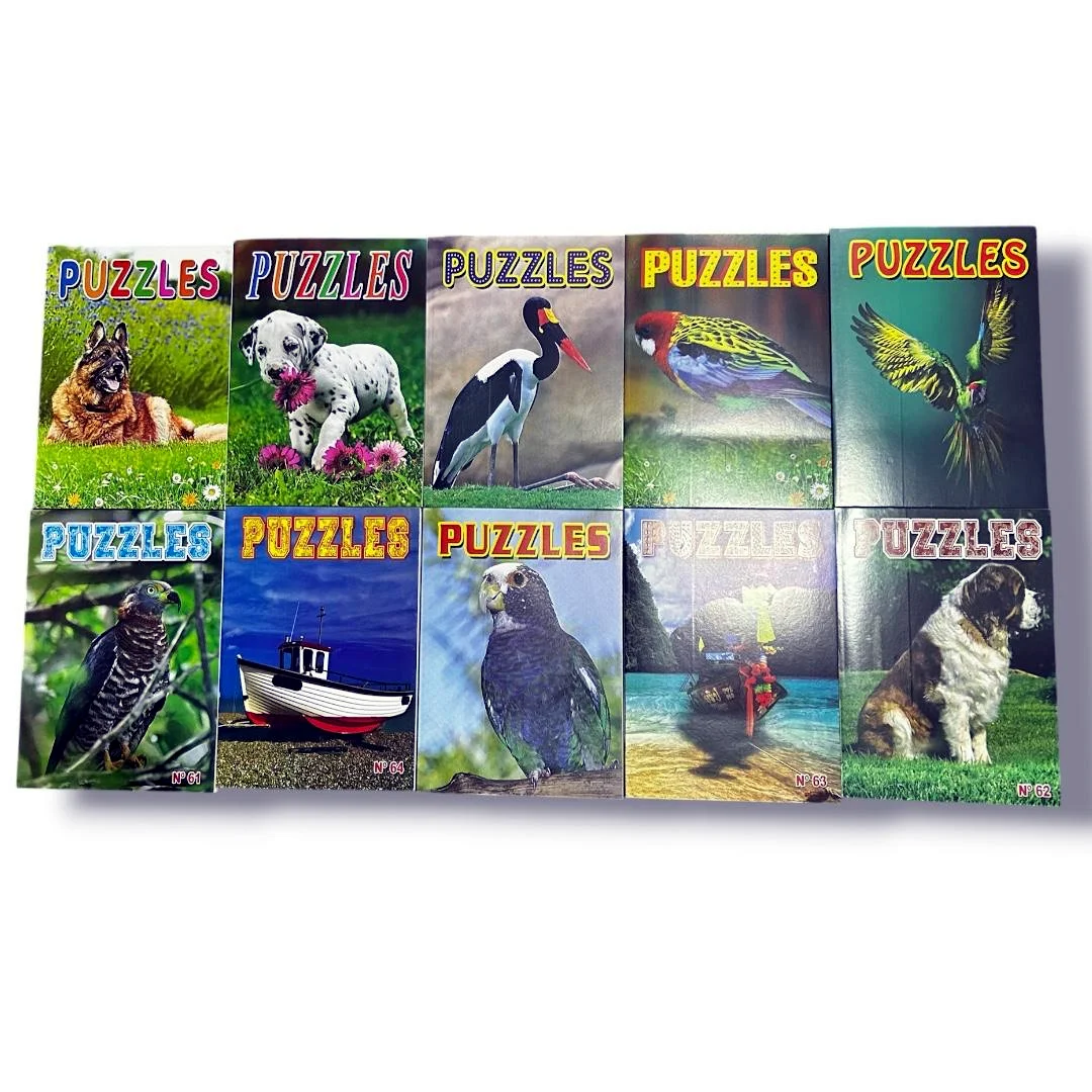 Pack 10 Autodefinidos — 10 puzzles con pistas y dibujos · clásicos de quiosco — KIOSTRO