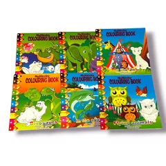 Set 6 Libros para Colorear Animales — vista 1
