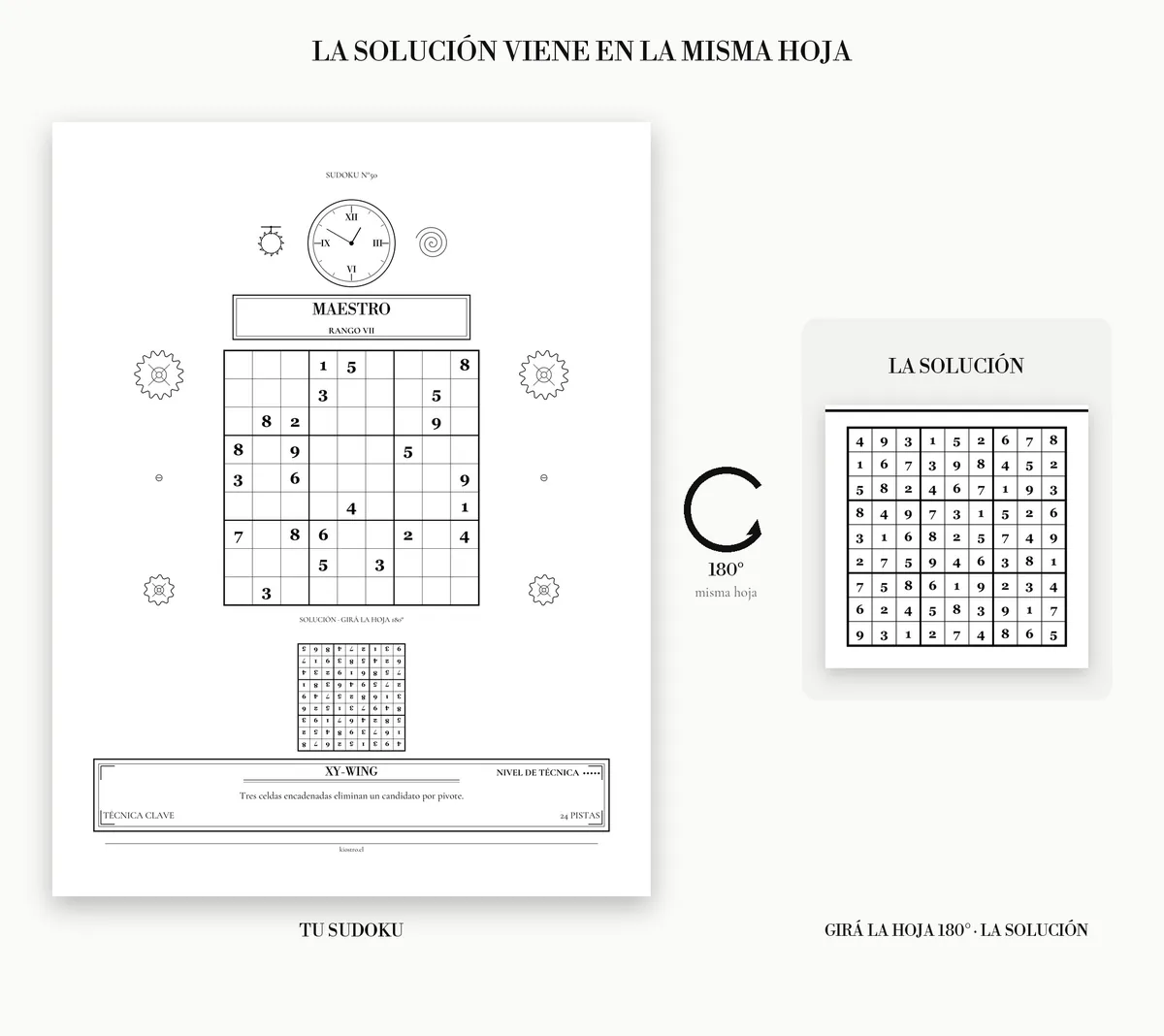 Solución en la misma hoja, volteada 180°