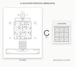 Pack 100 Sudokus para Imprimir PDF · Vol. 3 (fácil y medio) — vista 3